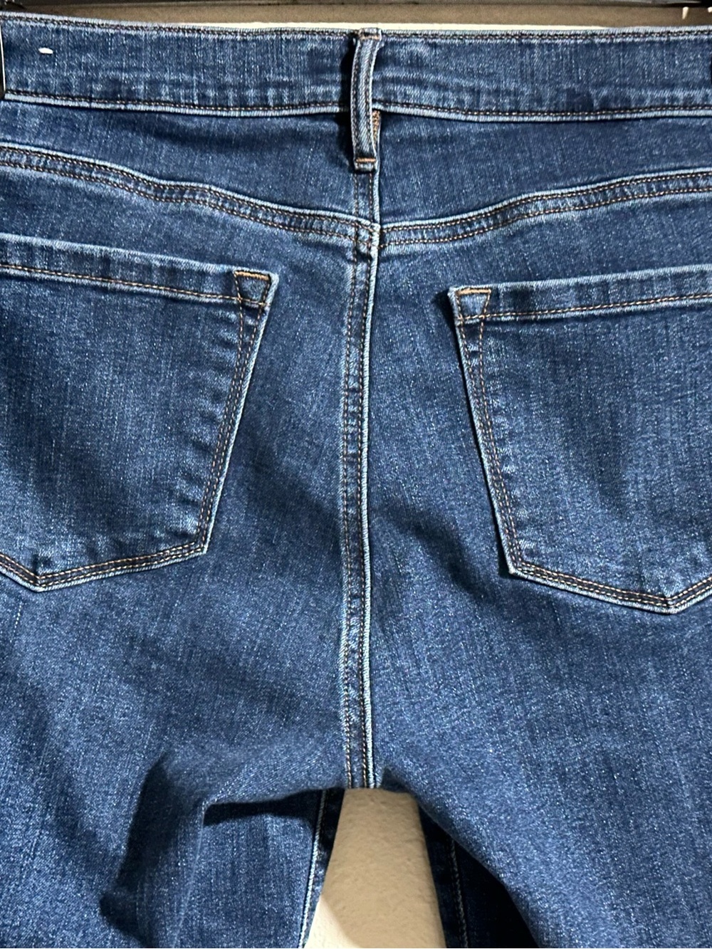 LOFT Outlet Deep Indigo Denim Bermuda Shorts - Picture 6 of 8